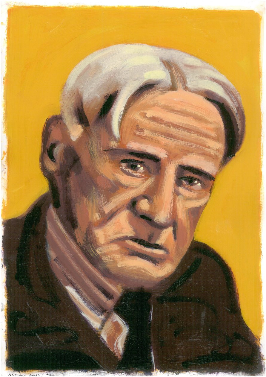 Norman Douglas, 2008 (öljy paperille) tekijältä Sara Hayward