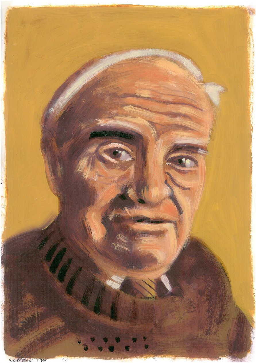 V. S Pritchett, 2008 (öljy paperille) tekijältä Sara Hayward