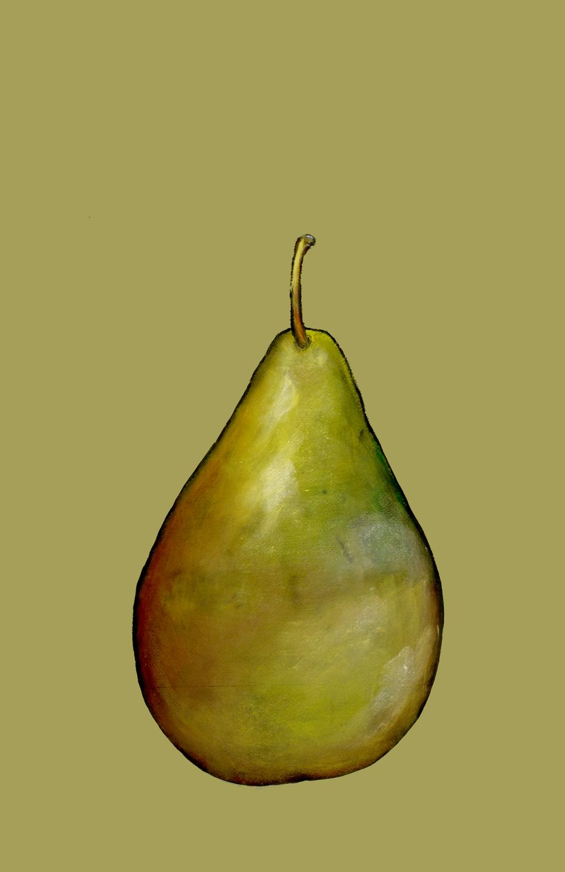 Päärynä, 2007 (öljy ja pastelli paperille) tekijältä Sarah Thompson Engels