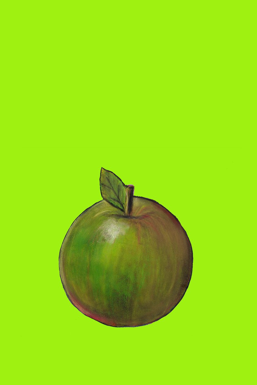 Apple, 2007 (öljy ja pastelli paperille) tekijältä Sarah Thompson Engels