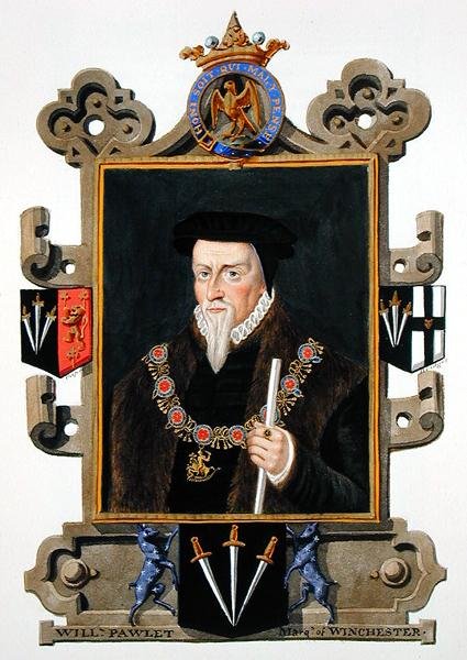 Muotokuva Sir William Pauletista (n.1485-1572) Winchesterin markiisista vuonna 1825 julkaistusta teoksesta 