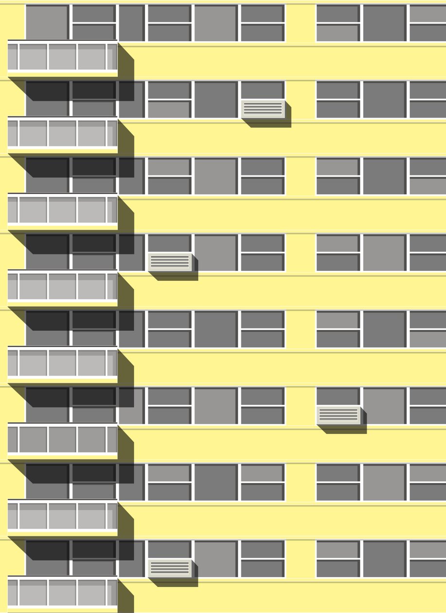Manhattan Apartments, 2020 (digitaalinen) tekijältä Sarah Evans