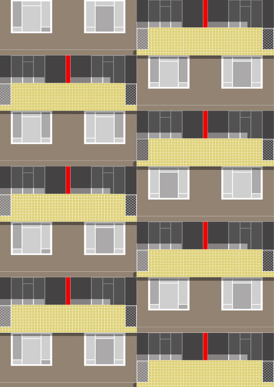 Spa Green Estate, 2017 (digitaalinen) tekijältä Sarah Evans