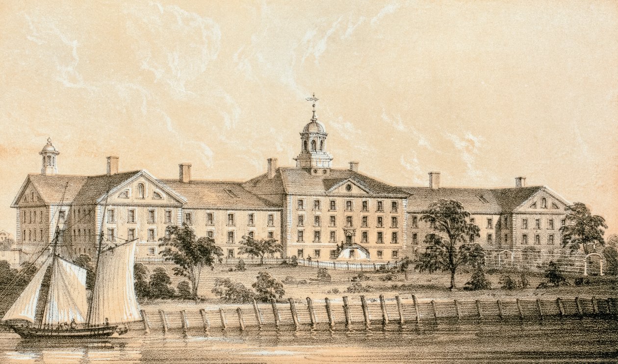 Alms House Hospital, Bellevue, Bellevue Hospital, New York tekijältä Sarony and Major