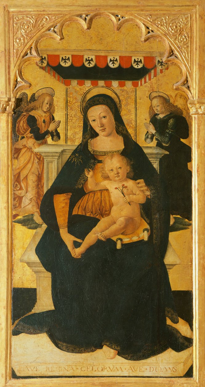 Madonna e criança entronizada finlandesa tekijältä Saturnino Gatti