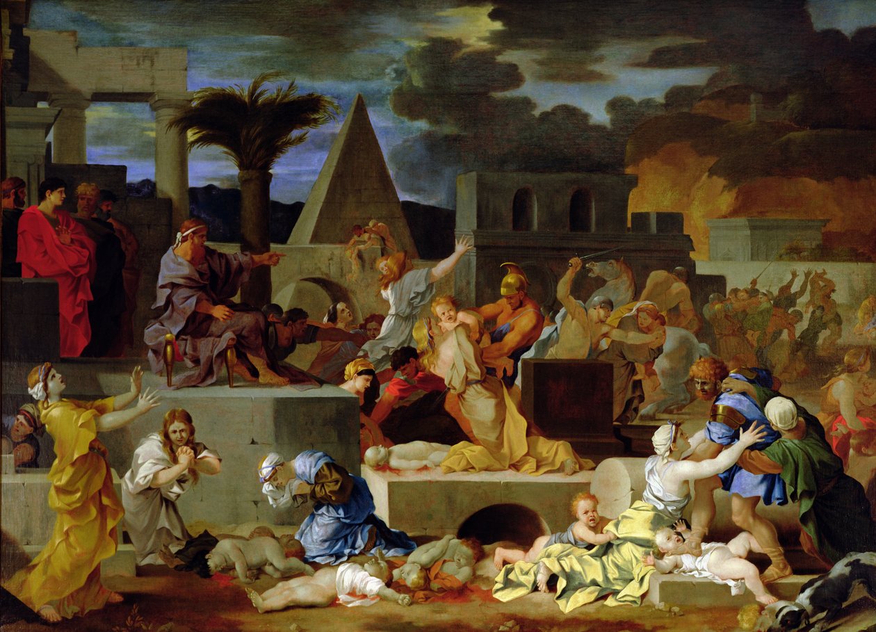 The Massacre of the Innocents (öljy kankaalle) tekijältä Sébastien Bourdon