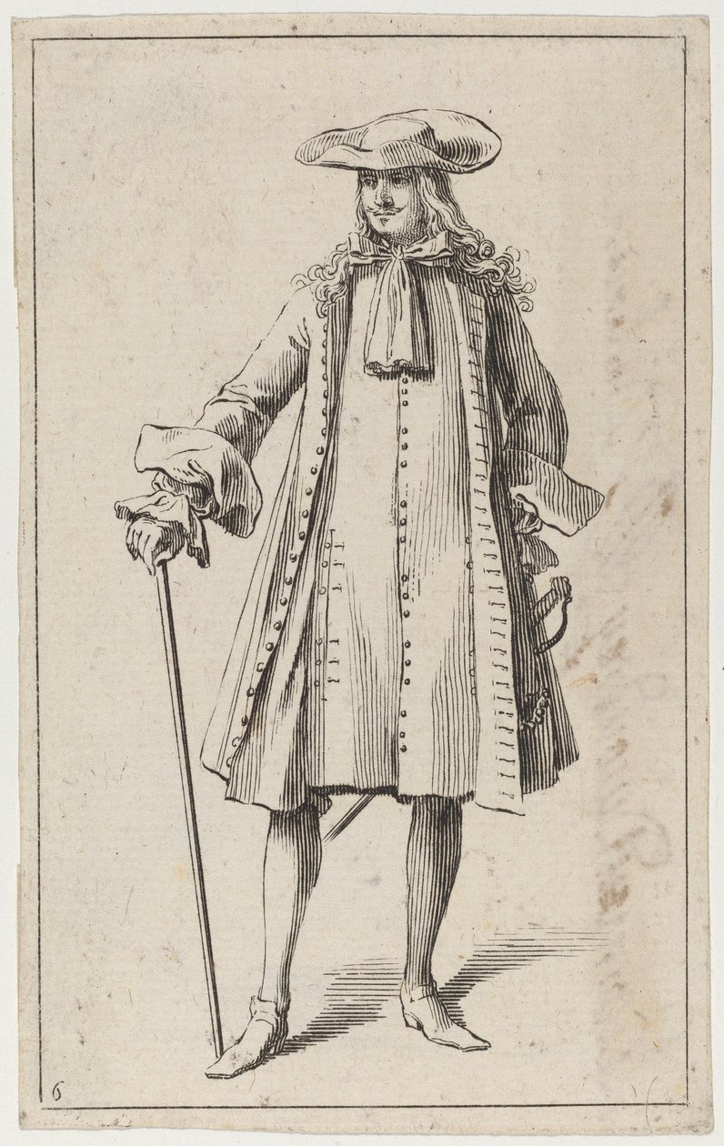 Mies miekalla tekijältä Sébastien Le Clerc the elder