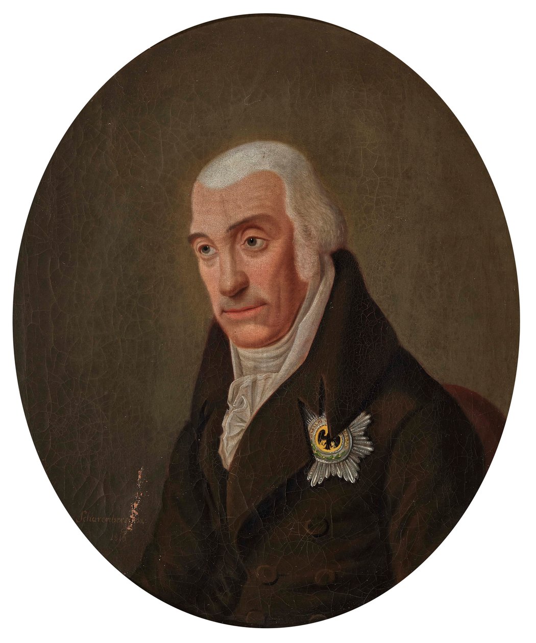 Kaarle II:n muotokuva, Mecklenburg-Strelitzin suurherttua 1741-1816, 1816. tekijältä Scharenberg
