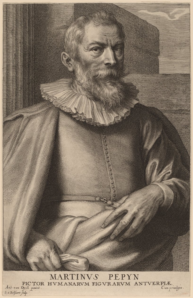 Martin Pepin tekijältä Schelte Adams Bolswert after Sir Anthony van Dyck