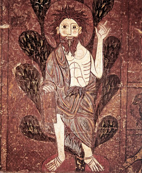 Pyhä Johannes Kastaja, Geseran alttarilta, 1200-luku tekijältä School of Aragon
