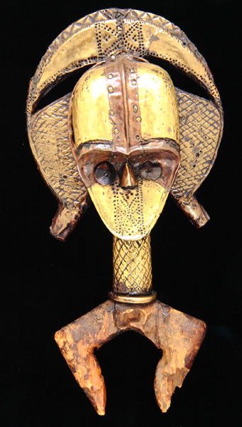 Reliquary figuuri, Kota Culture (puu, kupari, messinki ja rauta) tekijältä School African