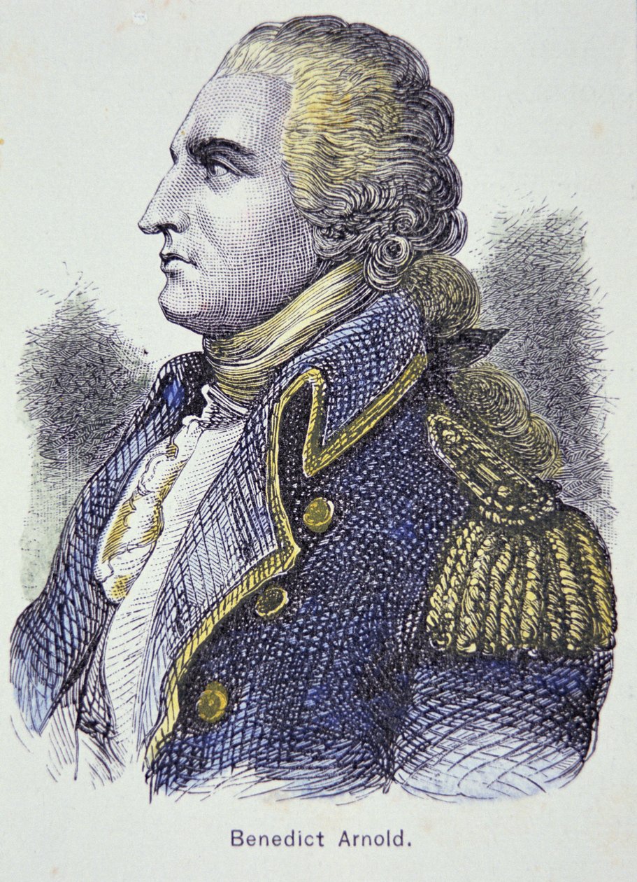 Benedict Arnold (väri litho) tekijältä School American