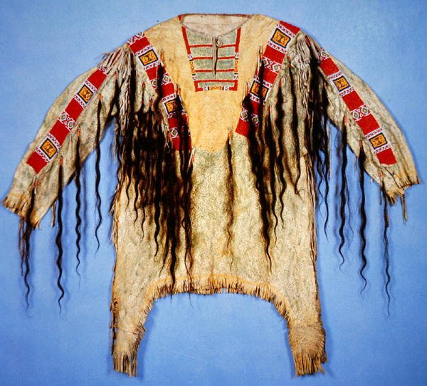 Fringed paita, Sioux Tribe (tekstiili) tekijältä School American