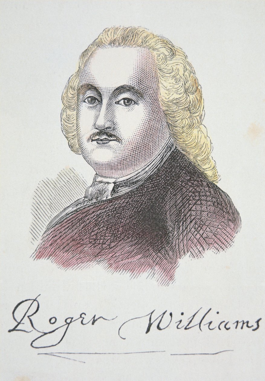 Roger Williams (väri litho) tekijältä School American