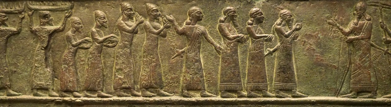 Balawatin portit muinaisesta Assyrian valtakunnasta (matalareliefi). tekijältä School Assyrian