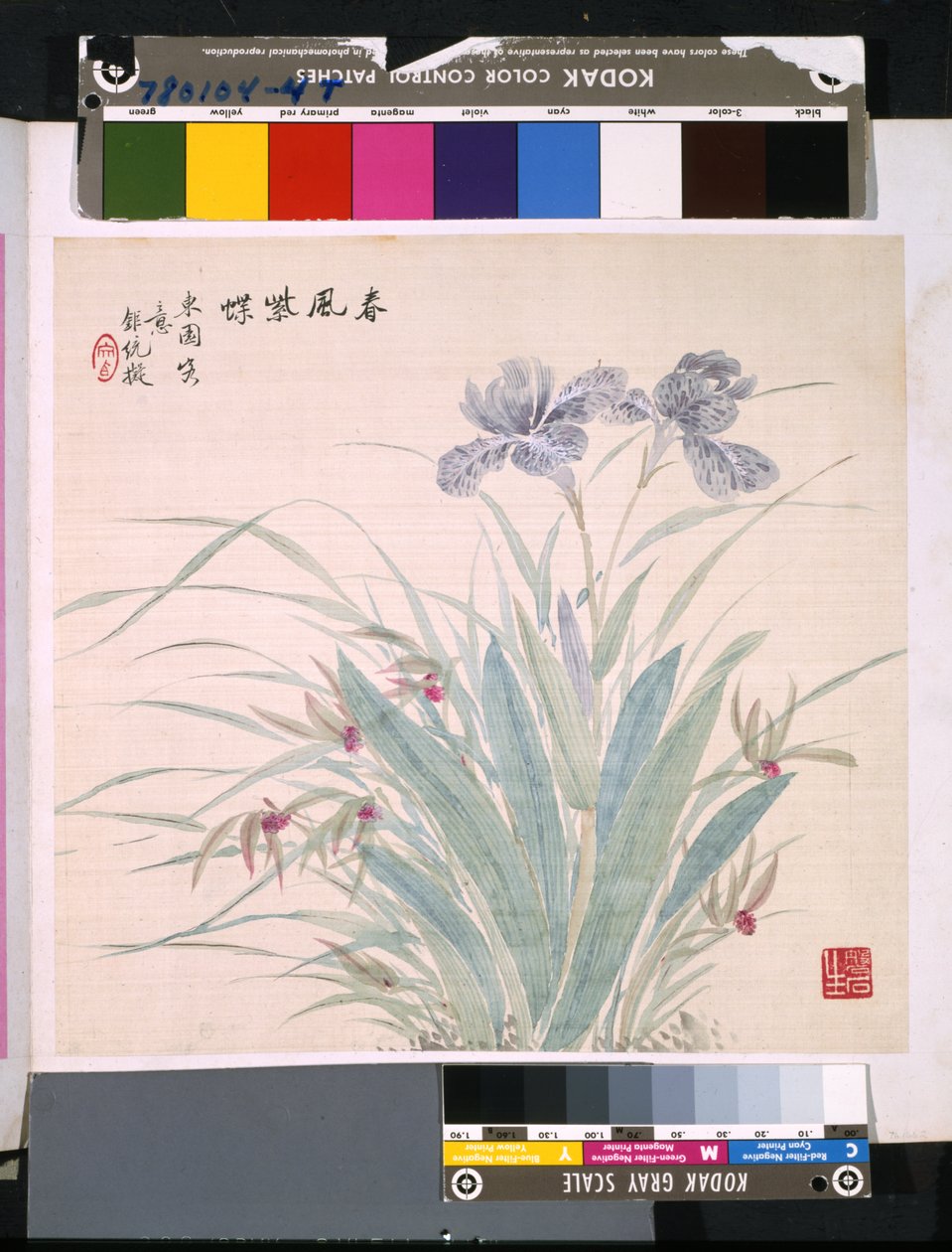 Album Of Flowers And Birds, päivämäärä tuntematon (tussi ja väri silkille). tekijältä School Chinese