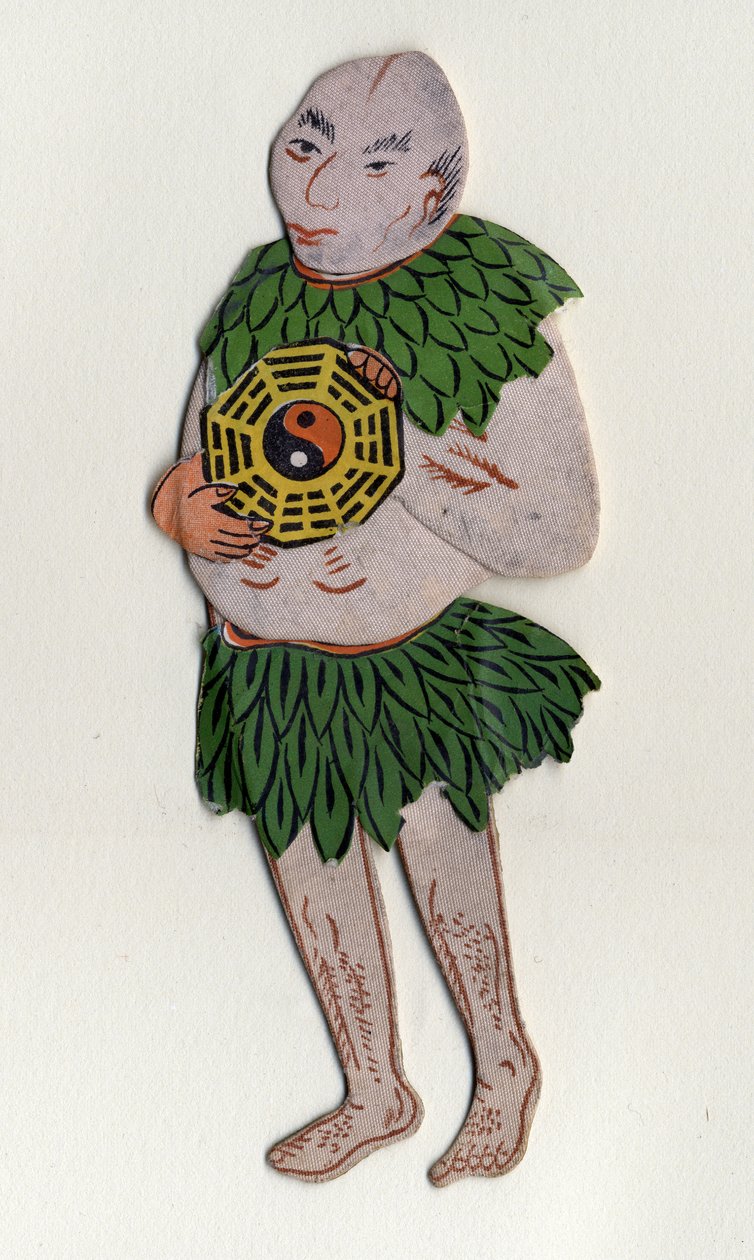 Mies symboloi "Yin ja Yang". Kiinalainen koriste-esine. sd. 1800-luvulla. tekijältä School Chinese