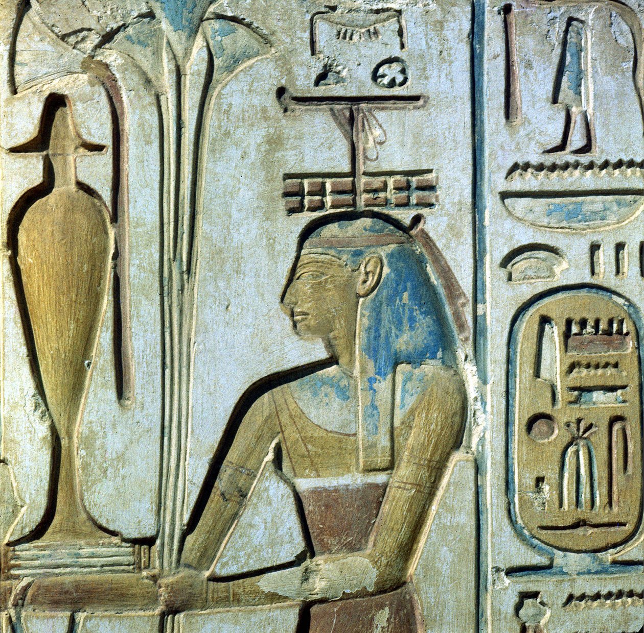 Abydos: Seti I:n temppeli, joka on omistettu jumala Osirikselle. tekijältä School Egyptian