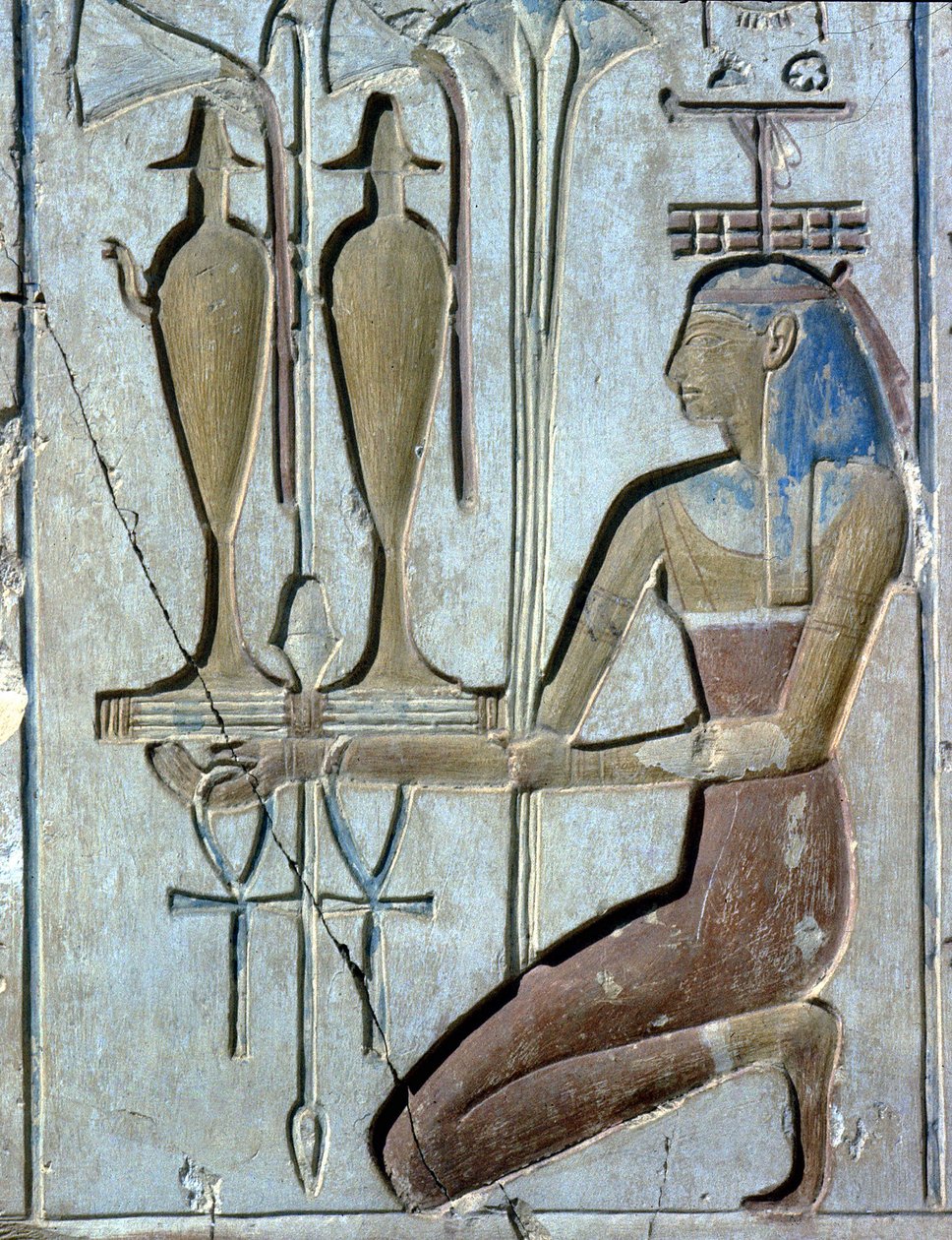 Abydos: Seti I:n temppeli, joka on omistettu jumala Osirikselle. tekijältä School Egyptian