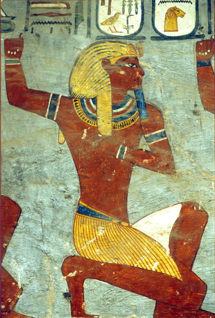 Muinainen Egypti, Maalaus, Ramses I:n hauta, Thebes tekijältä School Egyptian