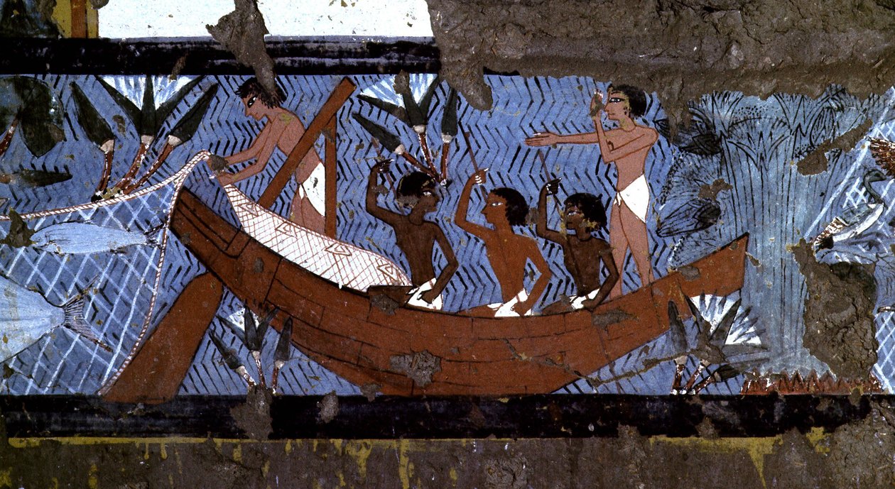 Luxor, Thebes: NIL:n vasen ranta. DEIR EL MADINEHin verkkosivusto. Käsityöläisten kylä ja hautausmaa: IPOUYn 18. dynastian hauta. tekijältä School Egyptian