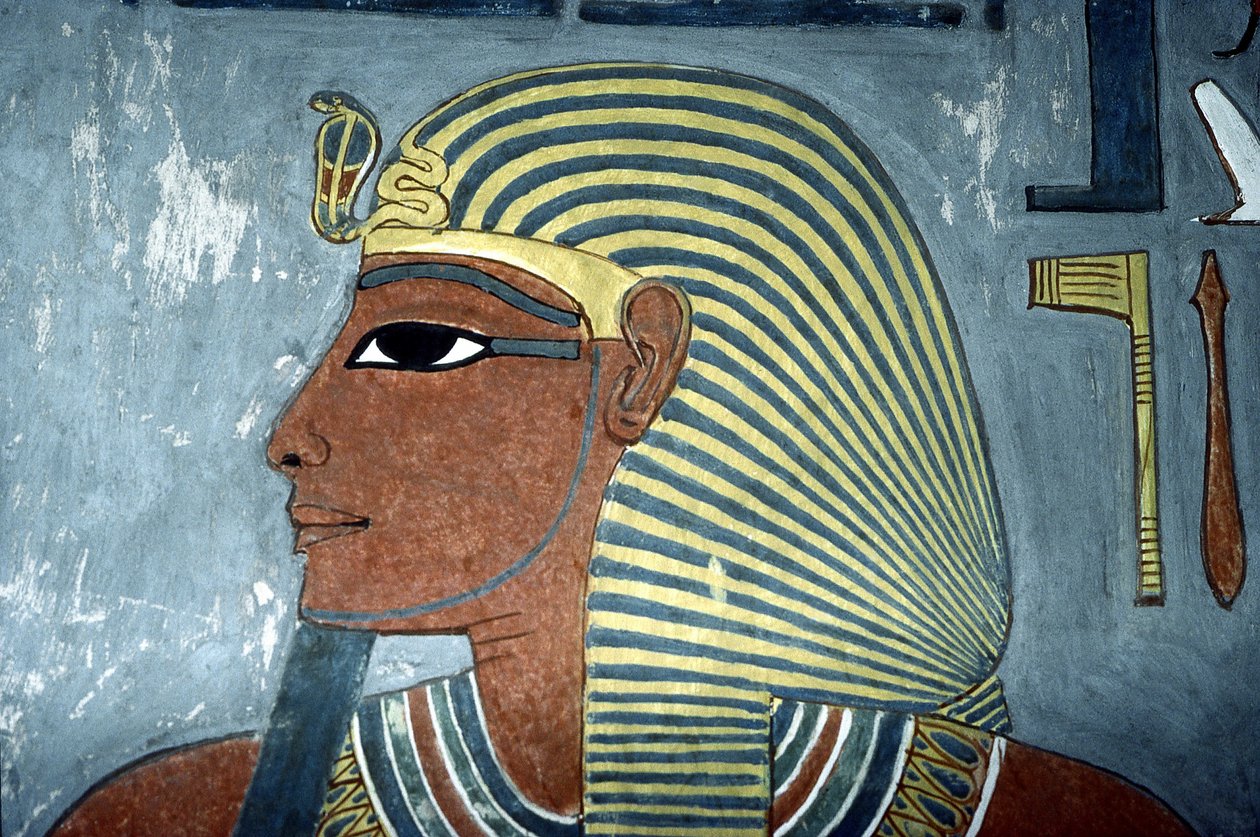 Luxor, Thebes: Kuninkaiden laakso. Horemhebin, 19. dynastian egyptiläisen faaraon, hauta. tekijältä School Egyptian