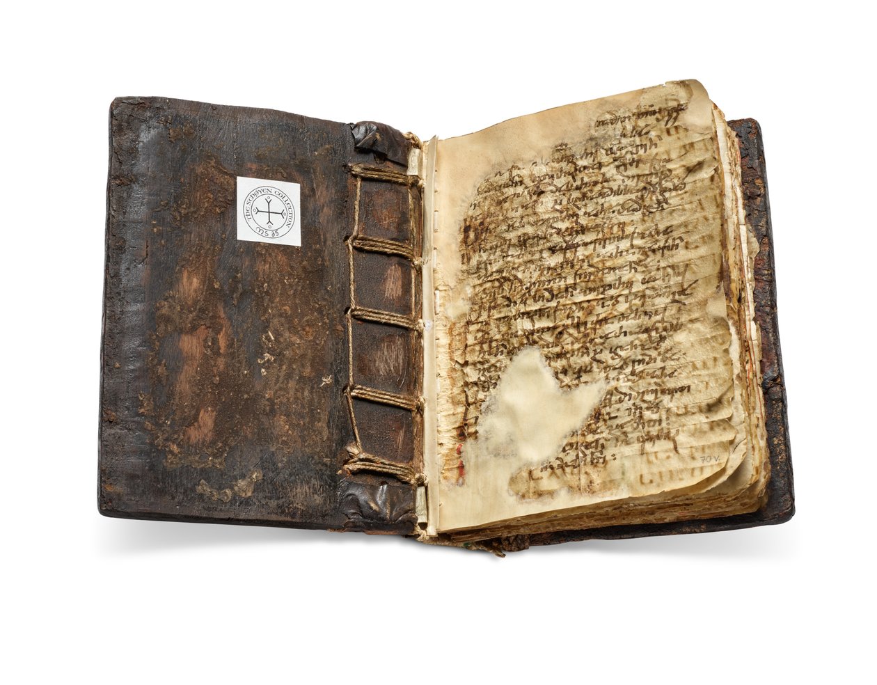 Codex Sinaiticus Rescriptus, 5.-7. vuosisadan loppupuoli vuoteen 979 jKr. (muste pergamentilla). tekijältä School Egyptian