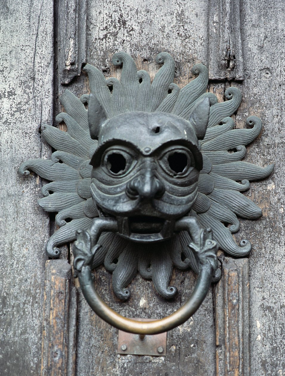 Durham Cathedral Sanctuary Knocker, kopio 1100-luvun pronssista alkuperäisestä (kuva) tekijältä School English