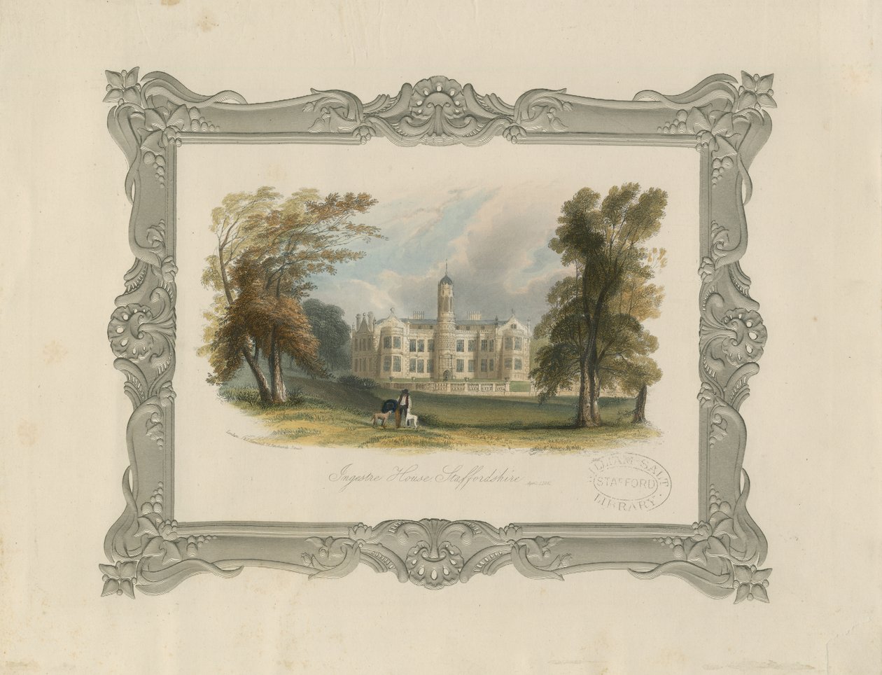 Ingestre Hall: teräskaiverrus (käsinvärinen) tekijältä School English