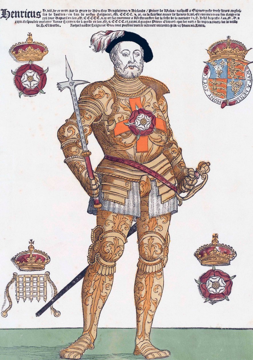 Englannin kuningas Henrik VIII (painettu) tekijältä School English