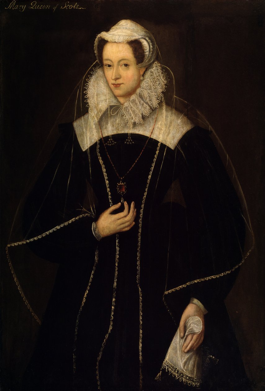 Mary (1542-87) Skotlannin kuningatar (öljy paneelissa) tekijältä School English