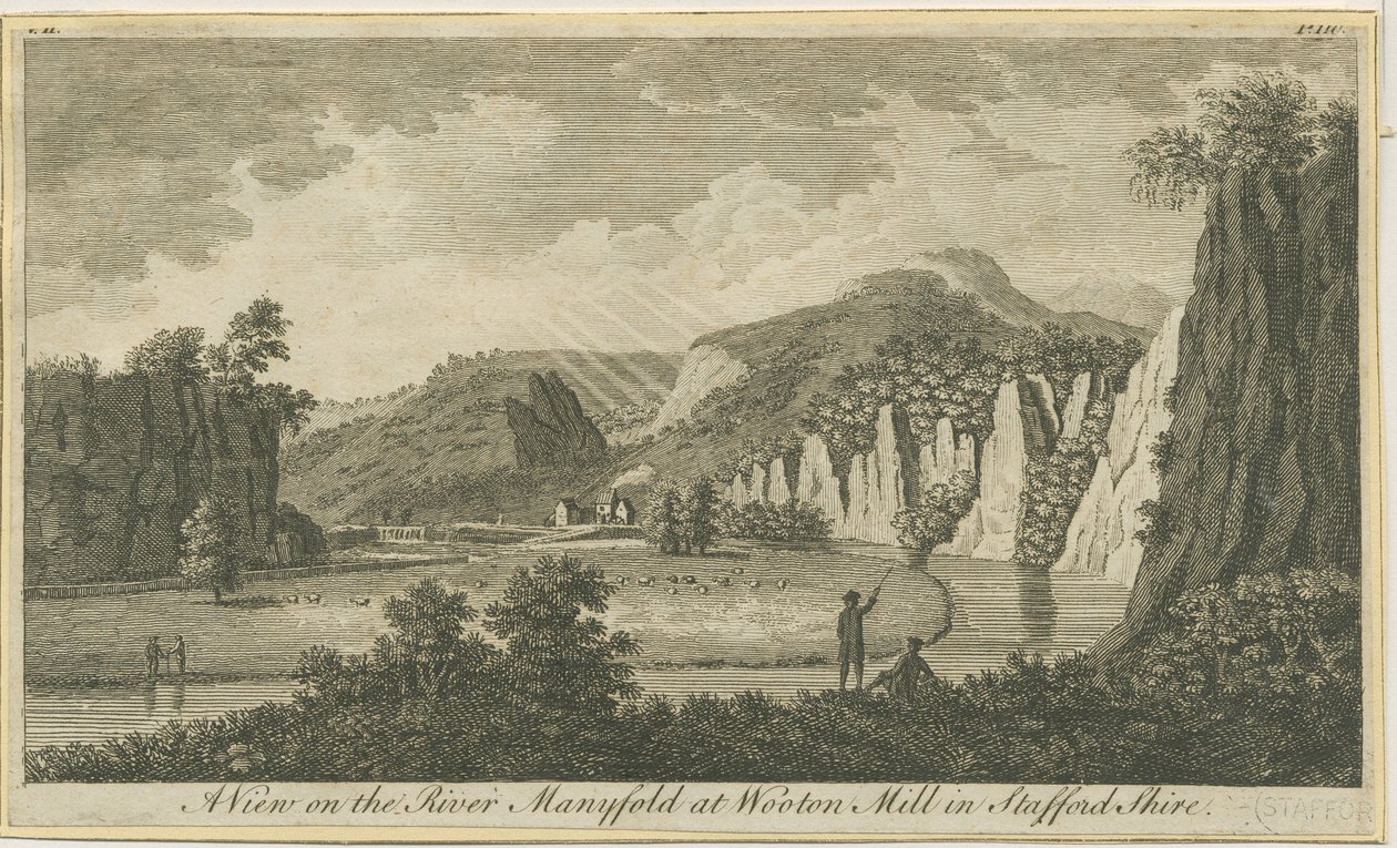 Wetton - Manifold Valley: kaiverrus ja [1700-luvun loppu] (painettu) tekijältä School English