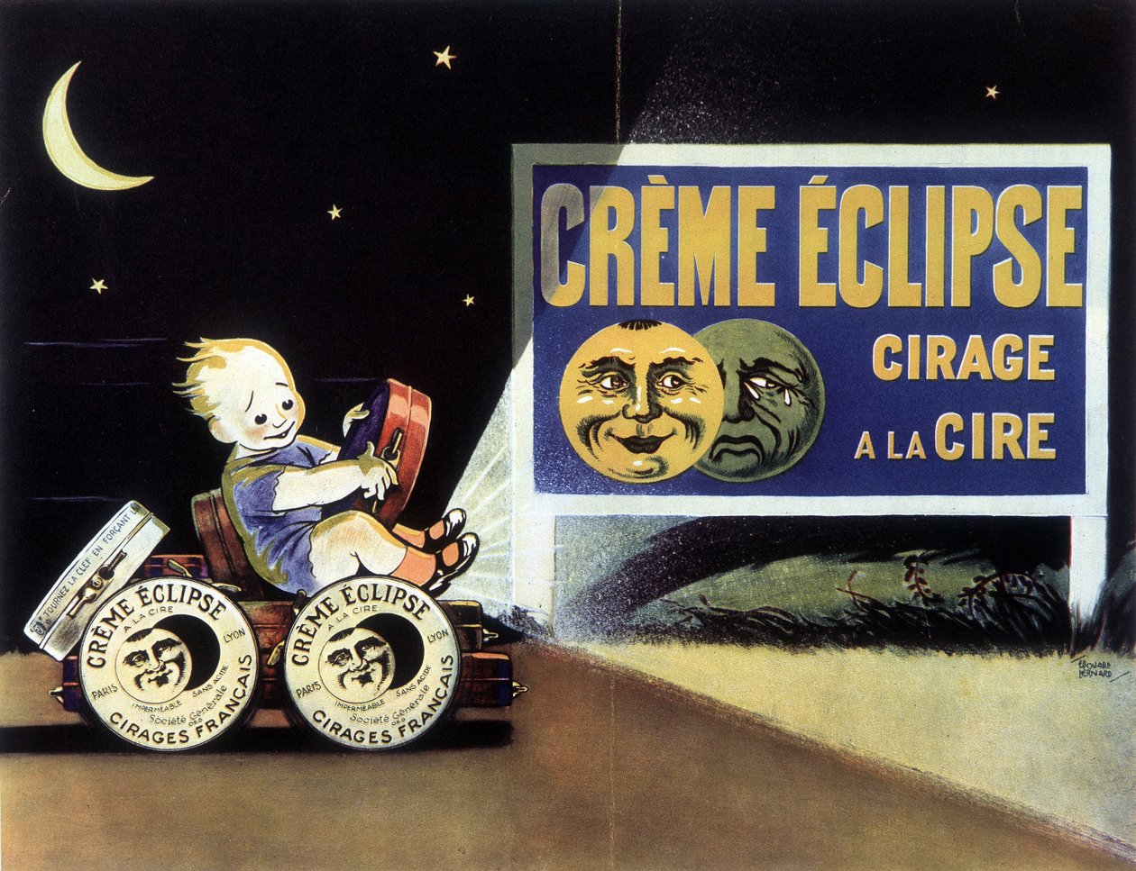 Mainos vahakiillotuksesta "" Eclipse Creme"" tekijältä School French