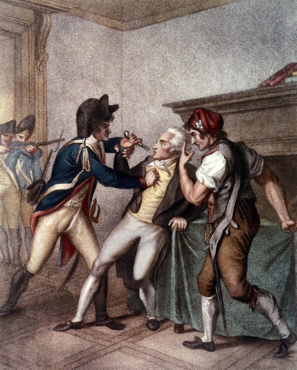 Maximilien de Robespierren pidätys 27. heinäkuuta tekijältä School French
