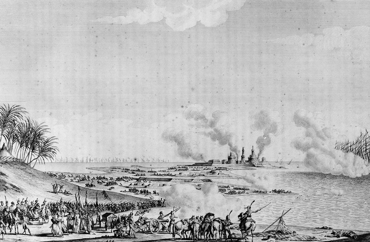 Egyptin sotaretki (1798-1801), jota johti Napoleon Bonaparte (Napoleon I Bonaparte). tekijältä School French