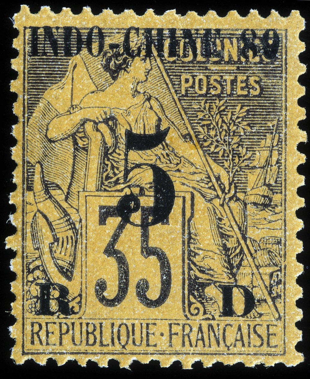 Ranskan Indokiinan postimerkki tekijältä School French