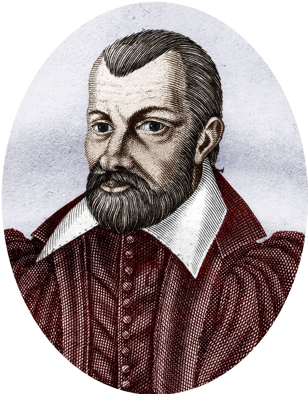 Jean Bodin 1530-1596 (värikaiverrus) tekijältä School French