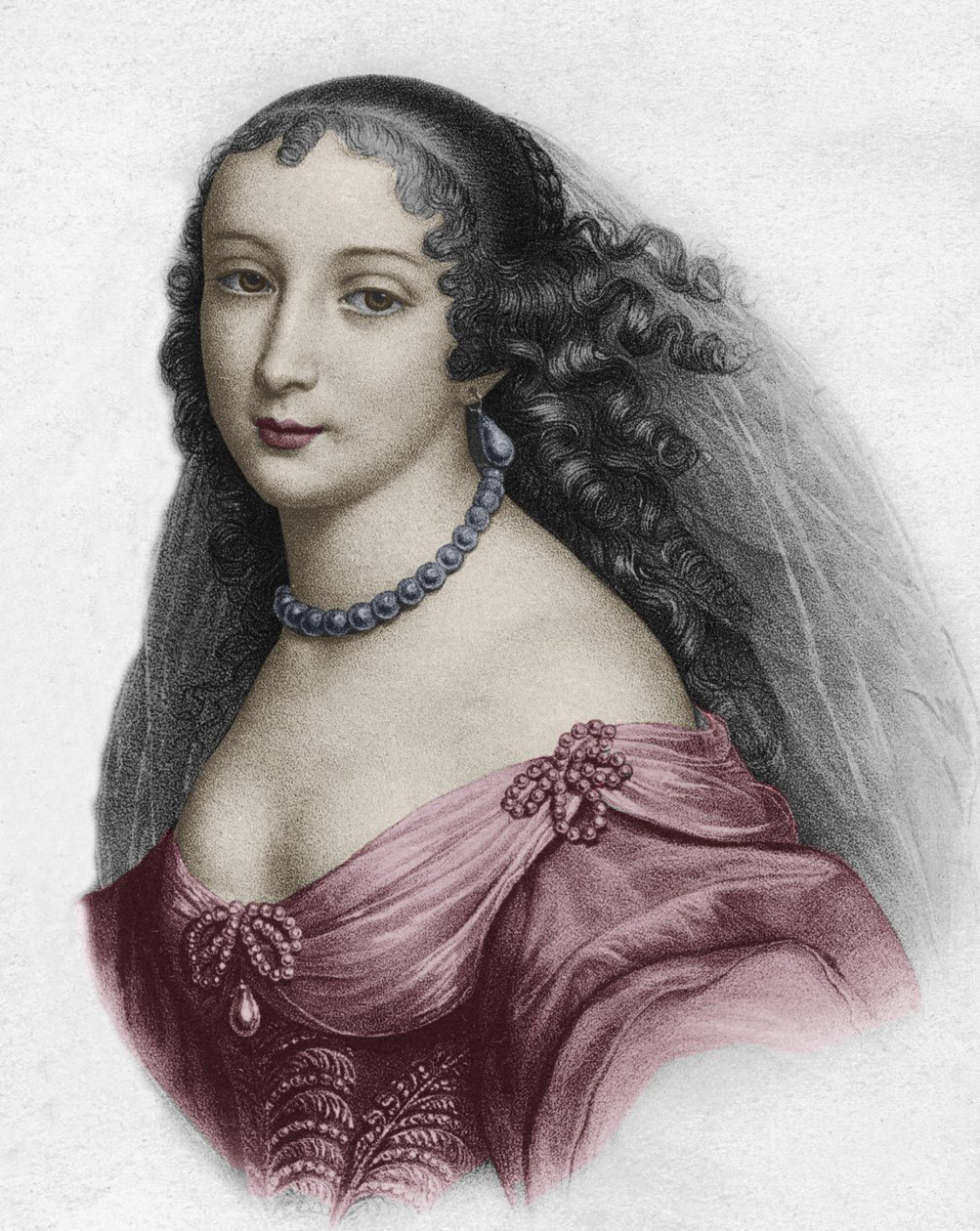 Marguerite Hessein, Madame de la Sabliere (värikaiverrus) tekijältä School French