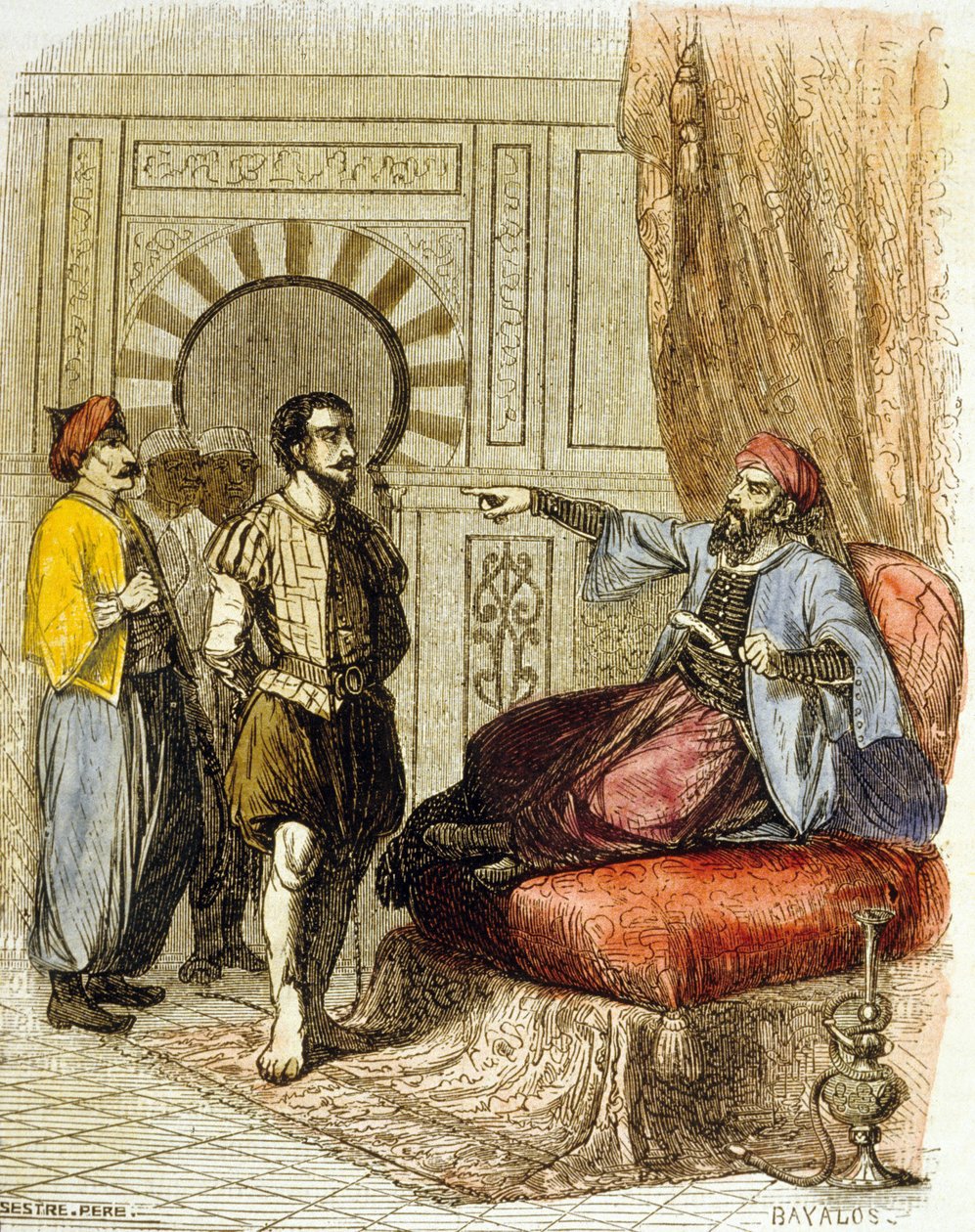 Miguel Cervantes Azan Bajan edessä tekijältä School French