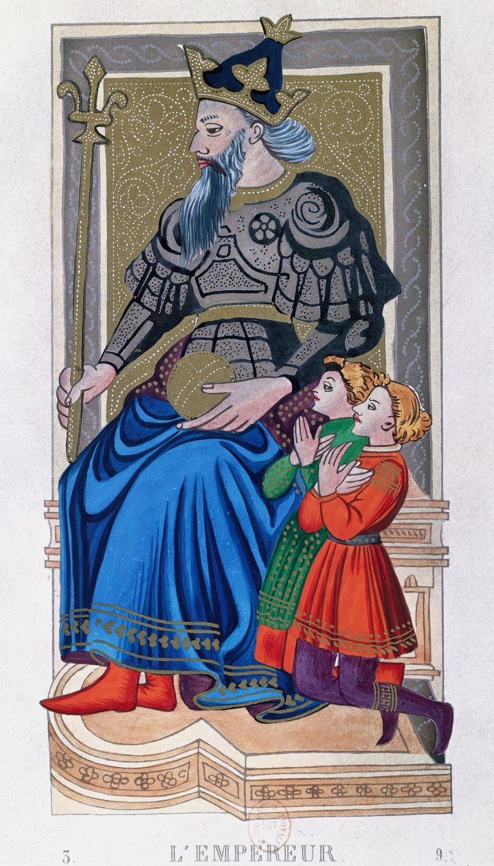 Keisari, Kaarle VI tarot, Ranska tekijältä School French