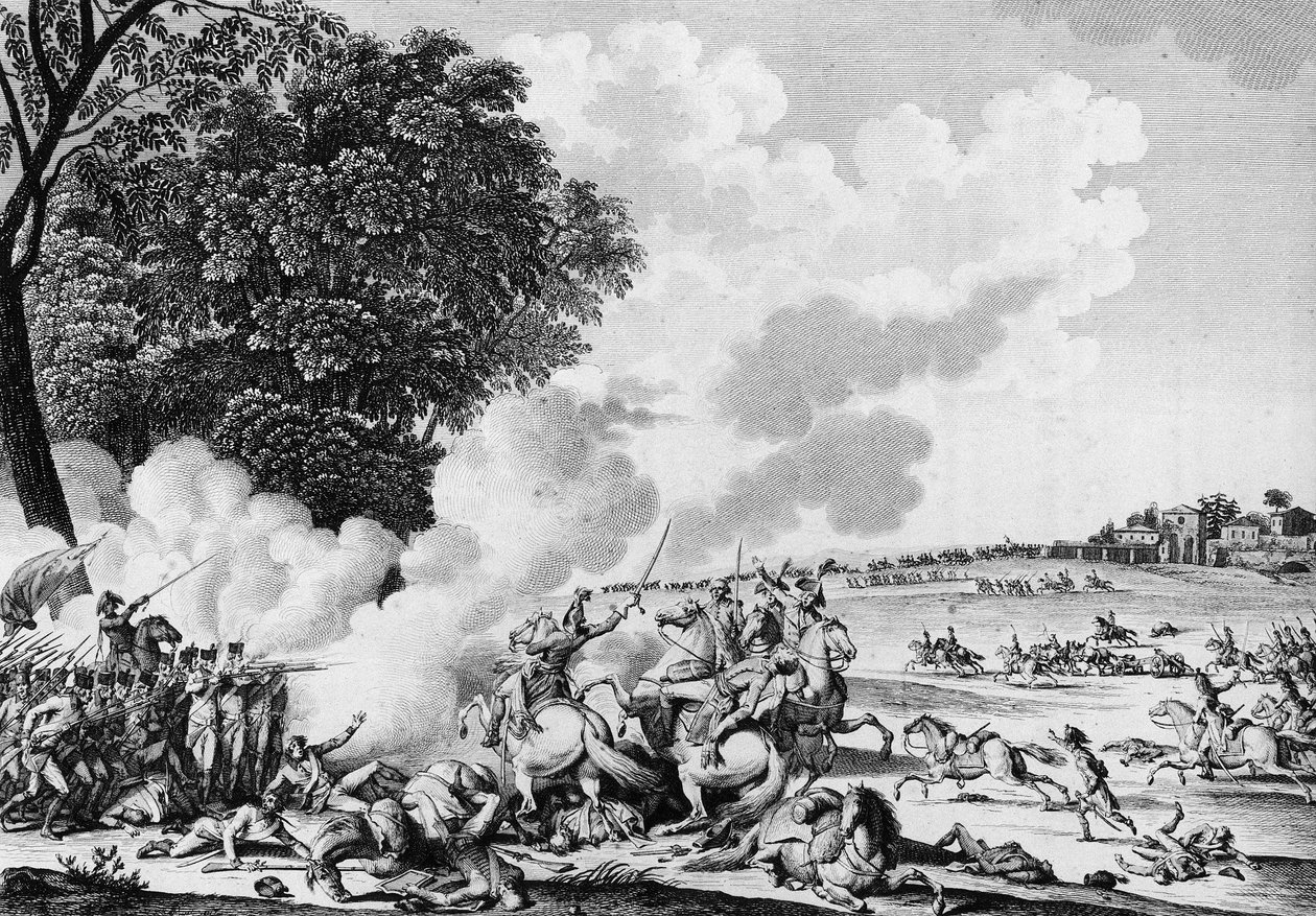 Guerra de la Revolució Francesa: mort del general francès Barthelemy Catherine Joubert (1769-1799), assassinat a la batalla de Novi el 28 de Termidor An VII (15 d