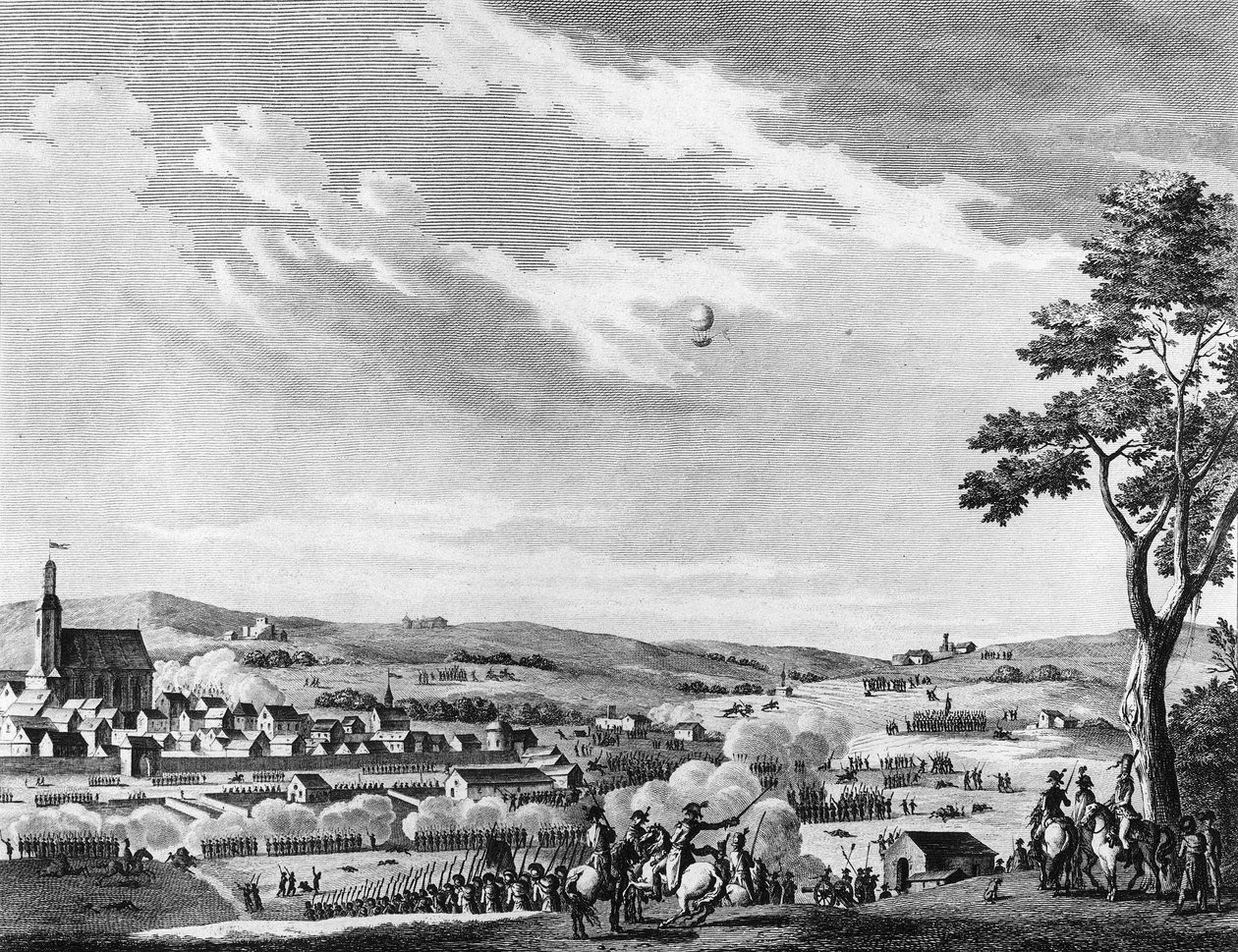 Ranskan vallankumouksen sota ja liike vallankumouksellisia vastaan: Ranskan voitto Fleuruksen taistelussa, jonka ranskalaiset voittivat 8. messidorivuonna II (26. kesäkuuta 1794) Yhdistynyttä kuningaskuntaa ja Itävaltaa vastaan. Pariisi, Vallankumouksen hi tekijältä School French