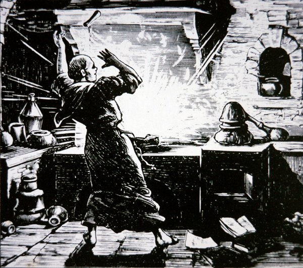 Berthold Schwarz, alias "Black Berthold" (puupiirros) tekijältä School German