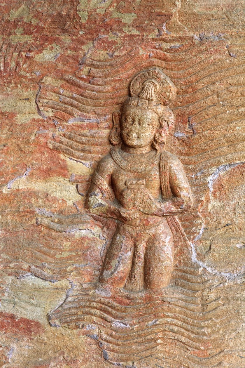 Yksityiskohta, Vishnu Varaha Avatarina (kuva) tekijältä School Indian