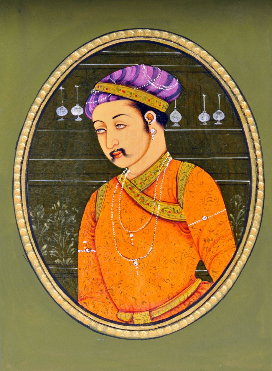 Miniatyyri maalaus keisari Jahangir Intia Aasia Intia Aasia tekijältä School Indian