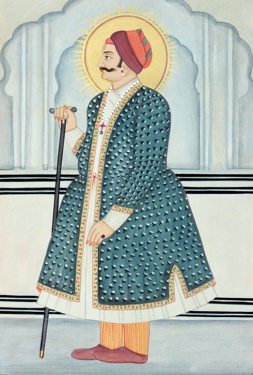Maharaja Sawai Jai Singh Two:n miniatyyrimaalaukset, Jaipur tekijältä School Indian