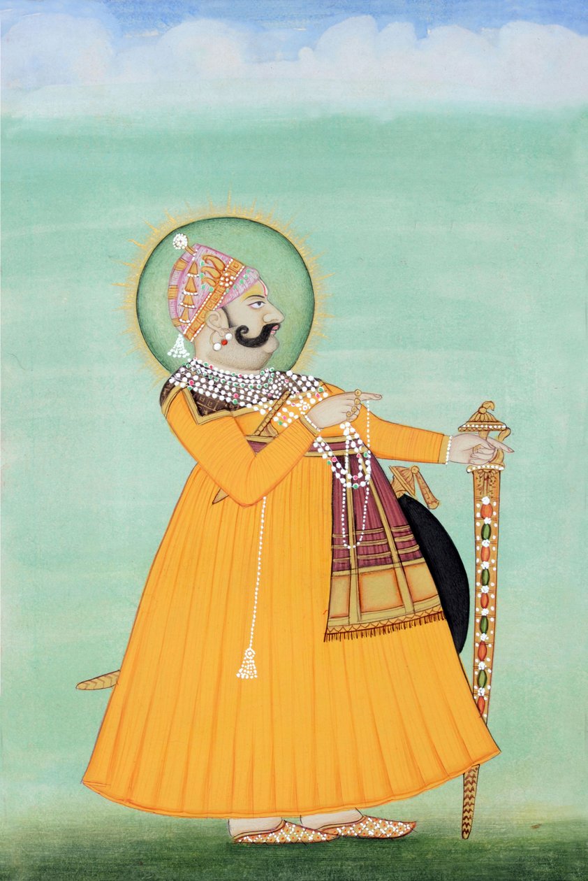Maharaja Sawai Madho Singhin miniatyyrimaalaukset, Jaipur tekijältä School Indian