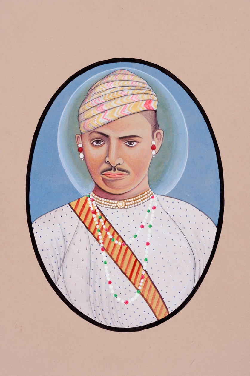 Maharao Umed Singhin miniatyyrimaalaus tekijältä School Indian