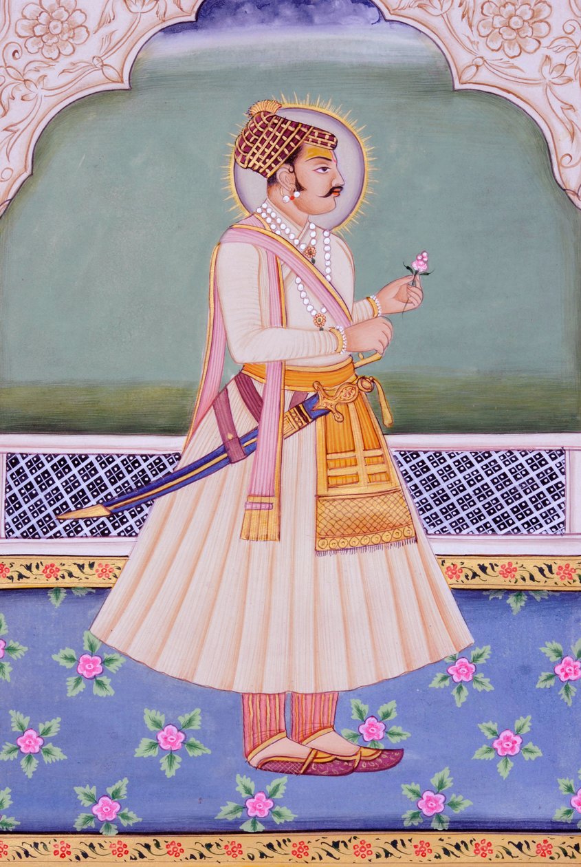 Mirza Raja Jai Singhin miniatyyrimaalaus, Jaipur tekijältä School Indian