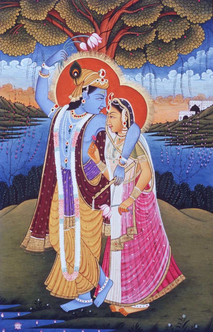 Radha Krishnan miniatyyrimaalaus, Intia tekijältä School Indian